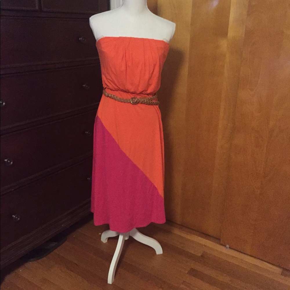 Strapless dress